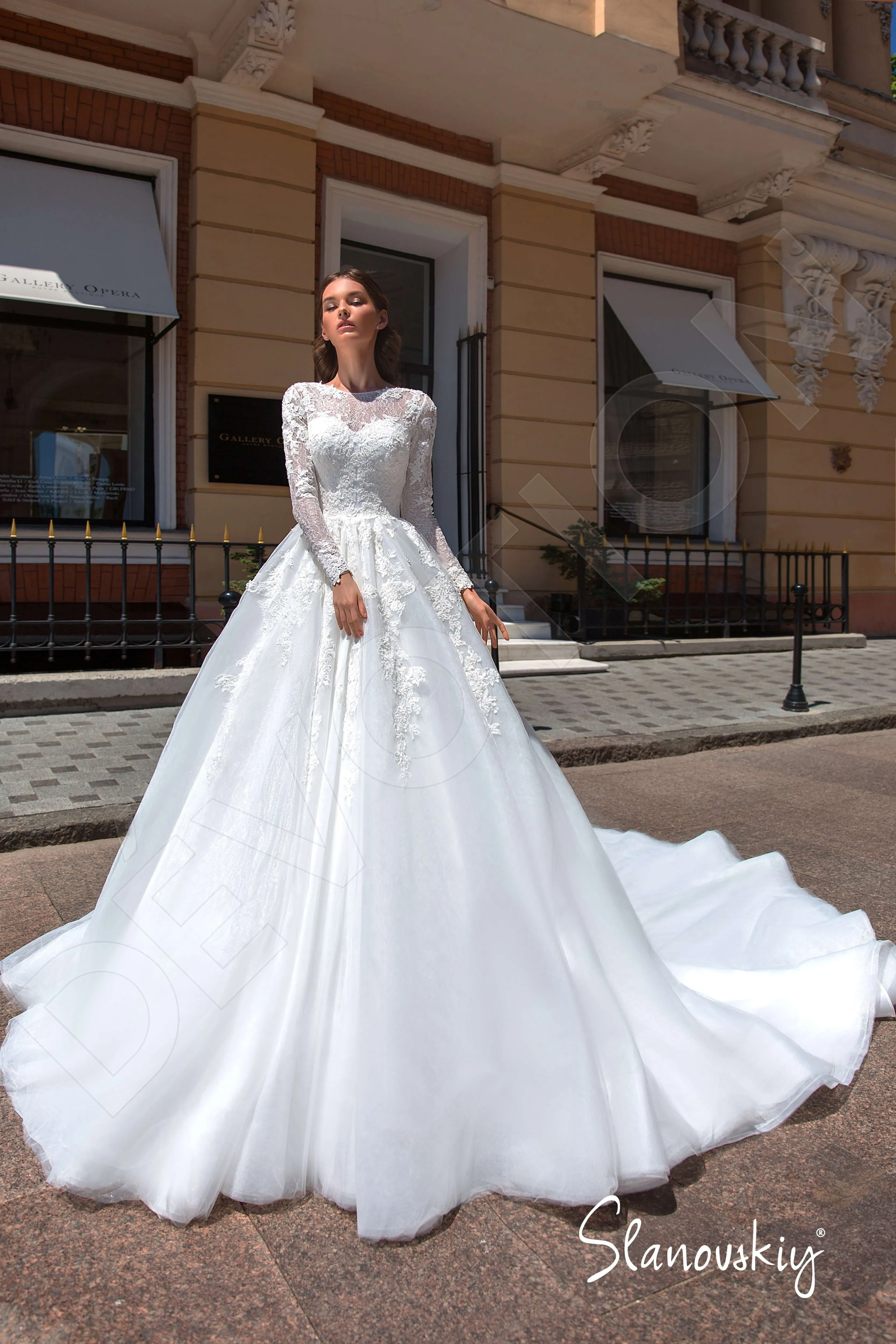 Cecilly Princess/Ball Gown Jewel Ivory Milk Wedding dress
