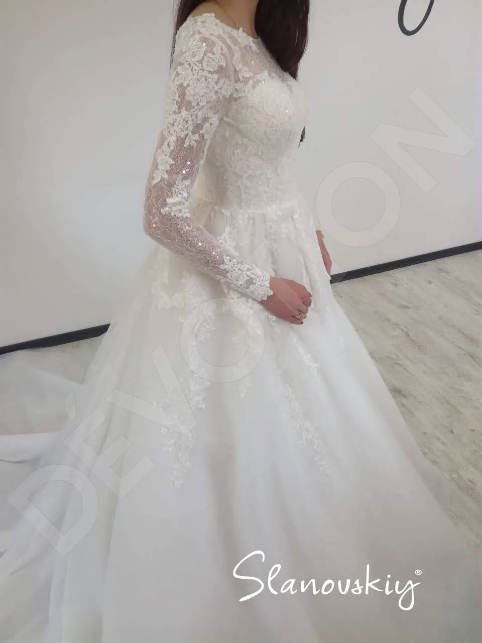 Cecilly Princess/Ball Gown Jewel Ivory Milk Wedding dress