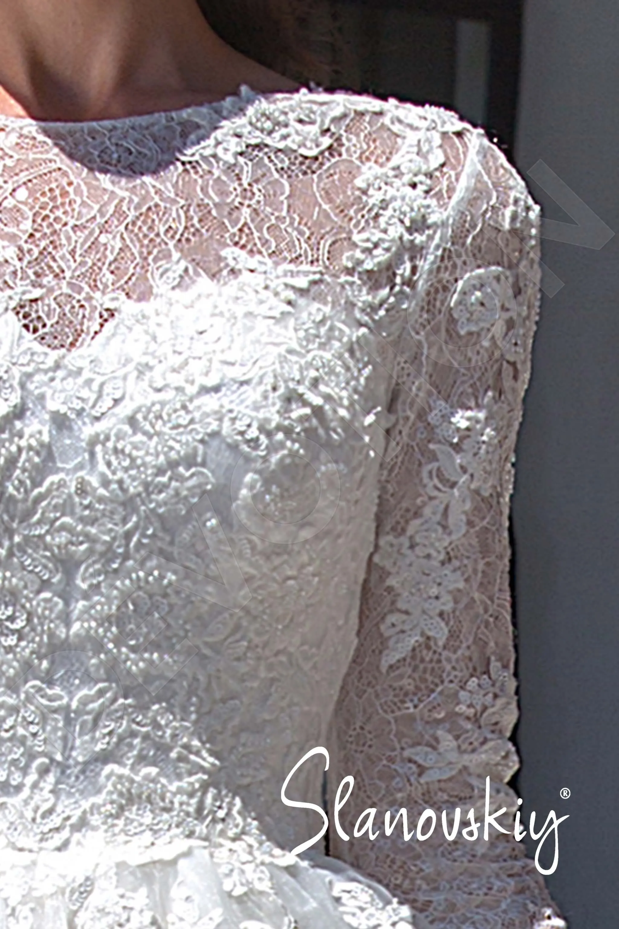 Cecilly Princess/Ball Gown Jewel Ivory Milk Wedding dress