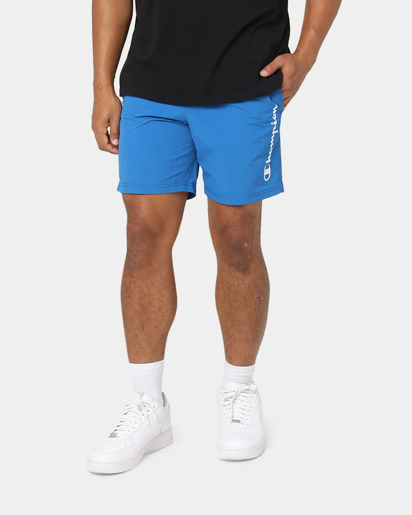 Champion LFS Nylon Shorts Living In Blue/White