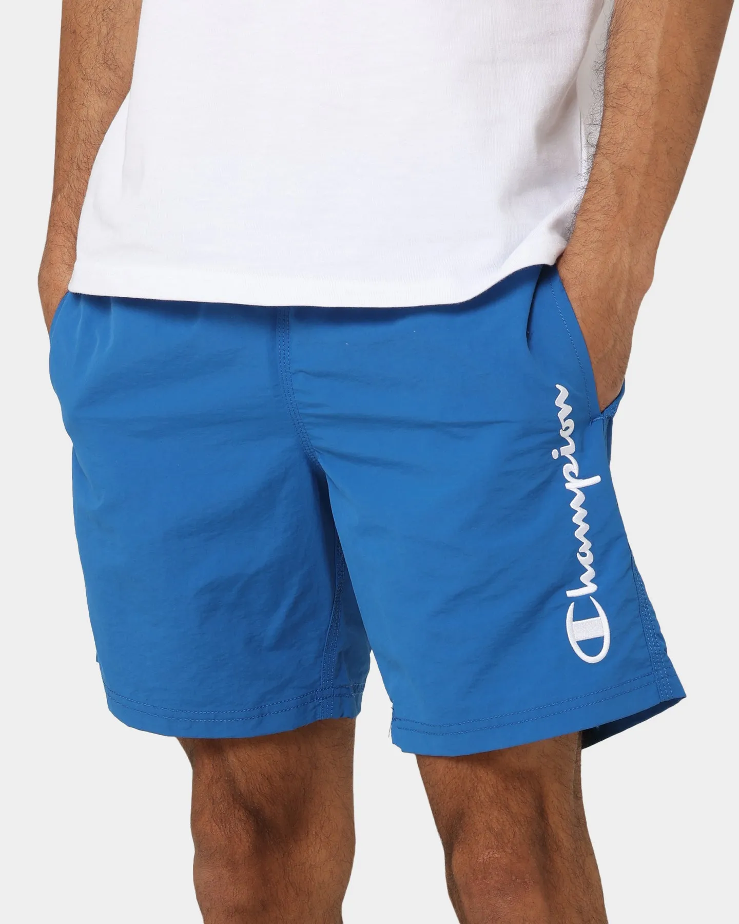 Champion LFS Nylon Shorts Living In Blue/White