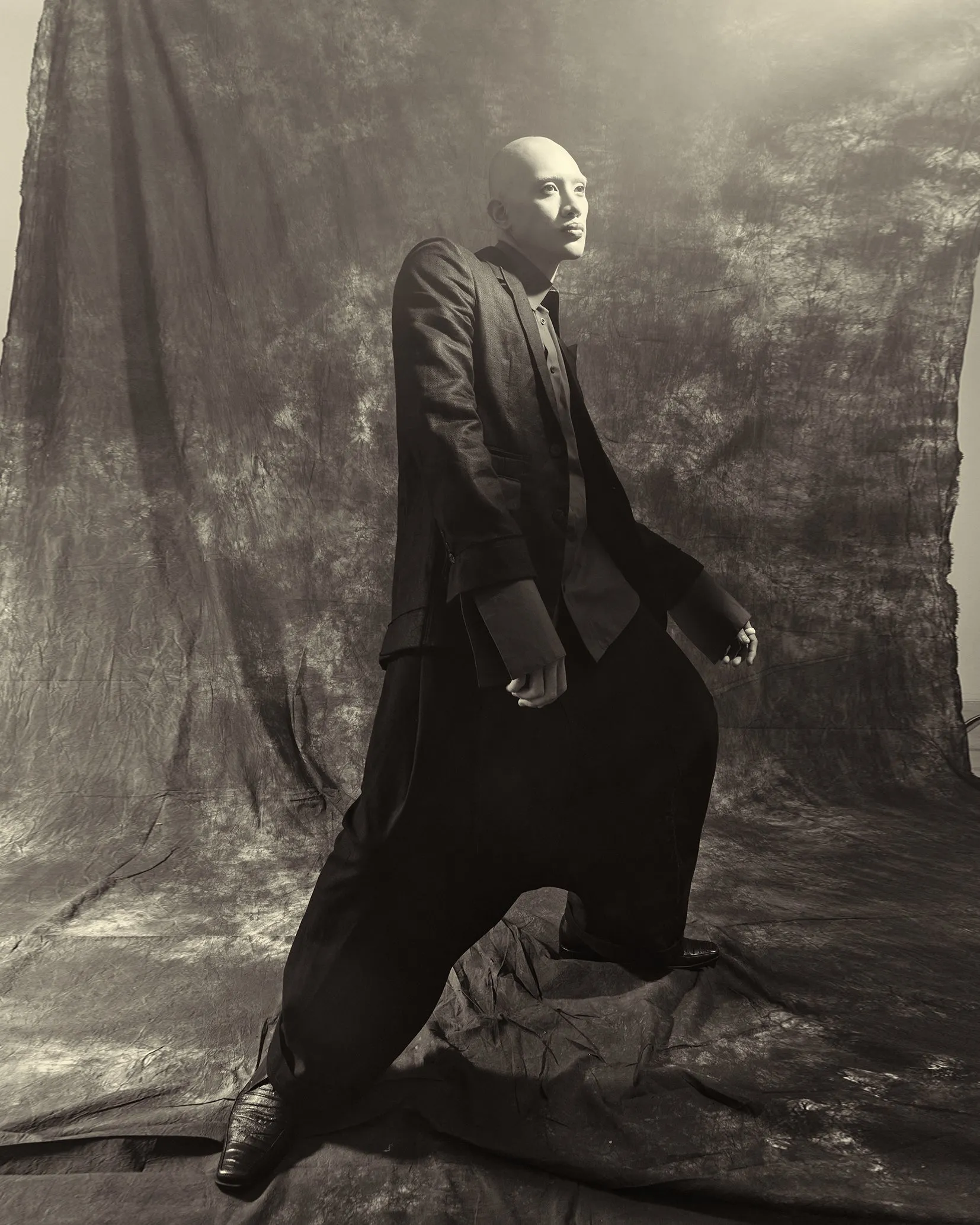 Charcoal Linen Blazer