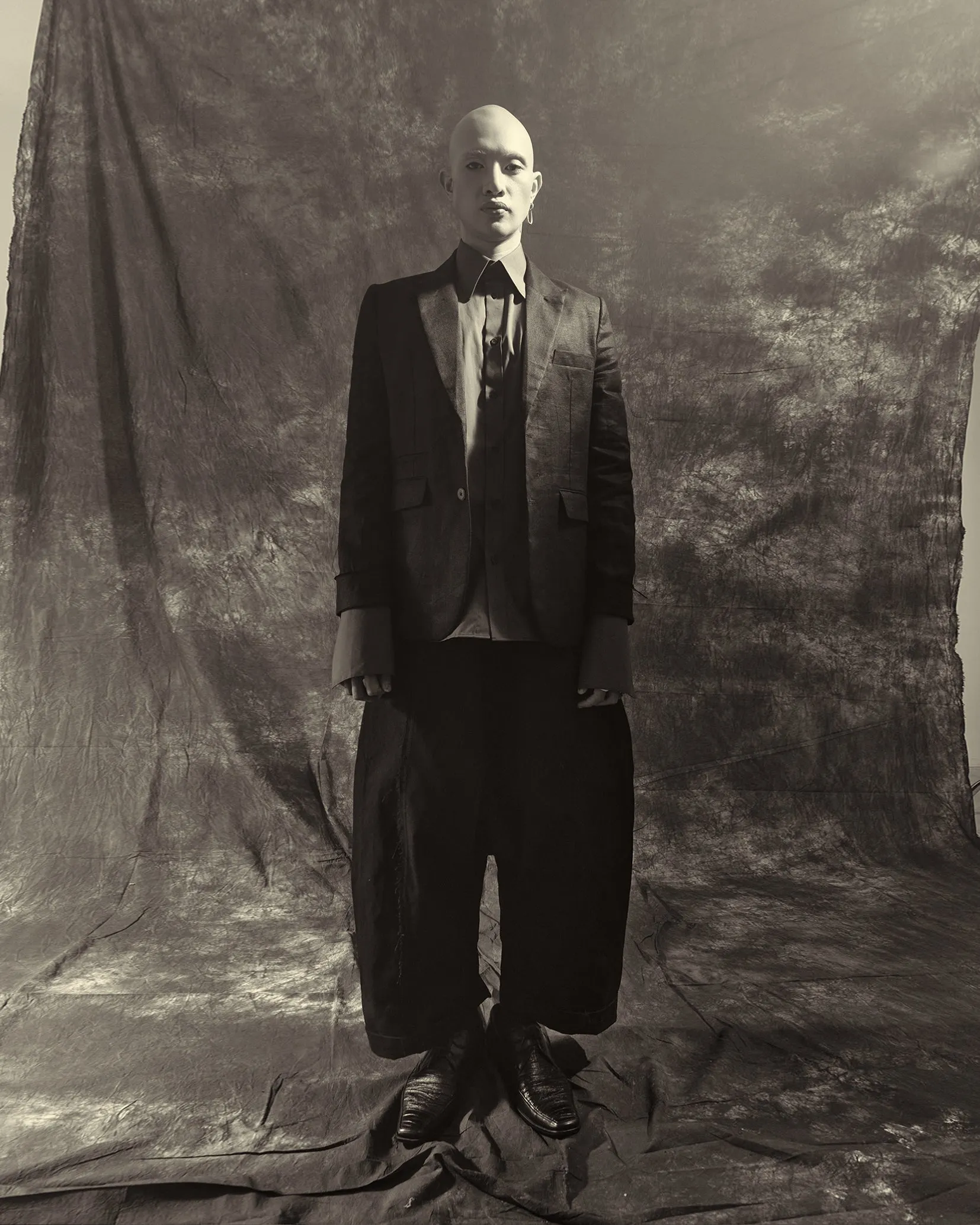 Charcoal Linen Blazer