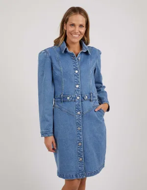 CHARLOTTE DENIM DRESS || LIGHT BLUE