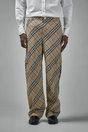 Check Cargo pants