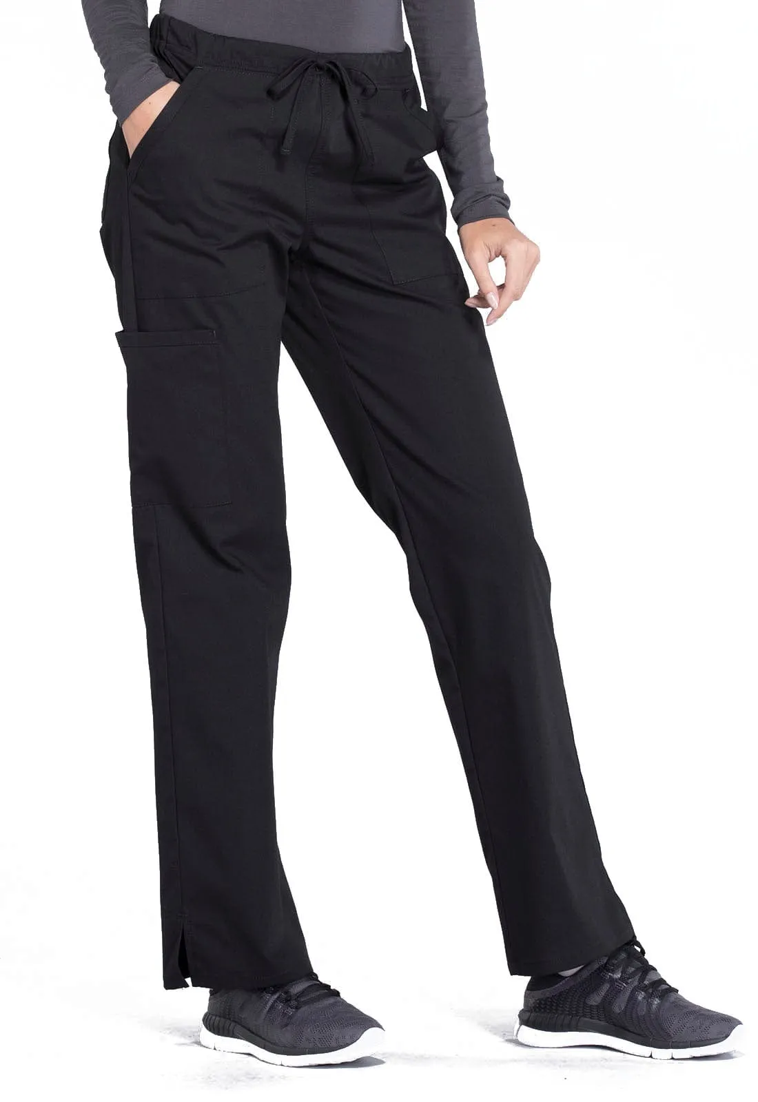 Cherokee Workwear Professionals WW160 Scrubs Pants Womens Black