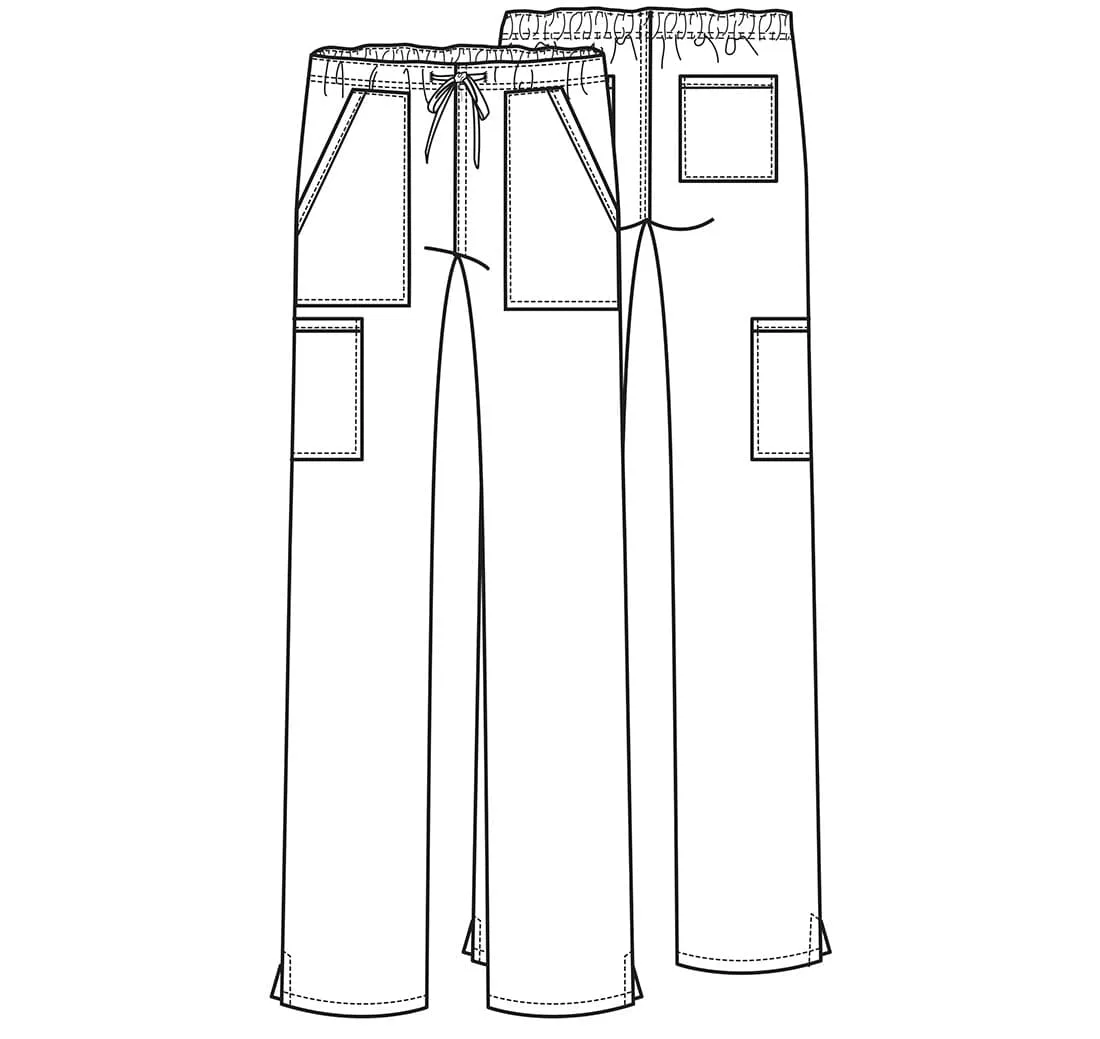 Cherokee Workwear Professionals WW160 Scrubs Pants Womens Black