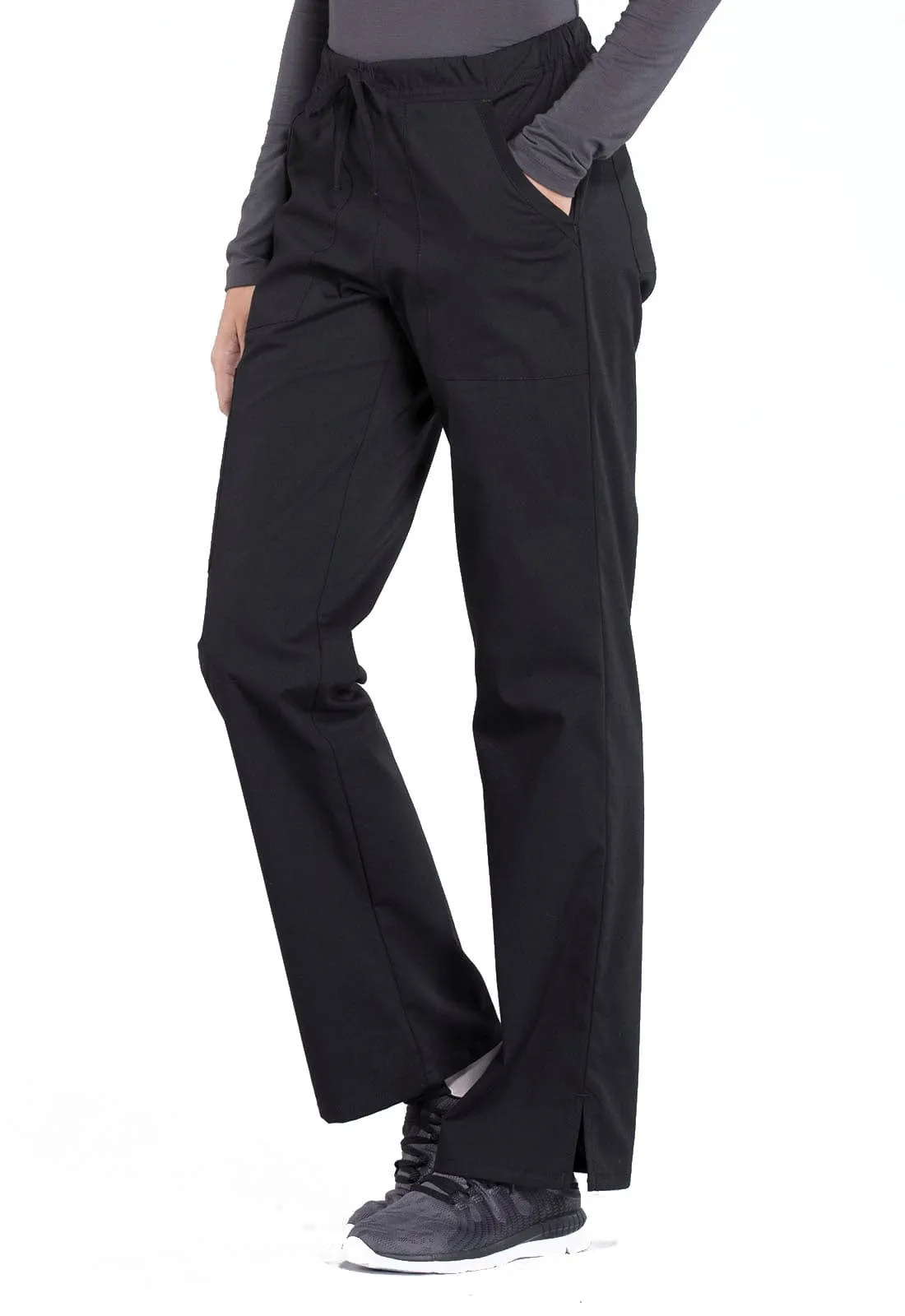 Cherokee Workwear Professionals WW160 Scrubs Pants Womens Black