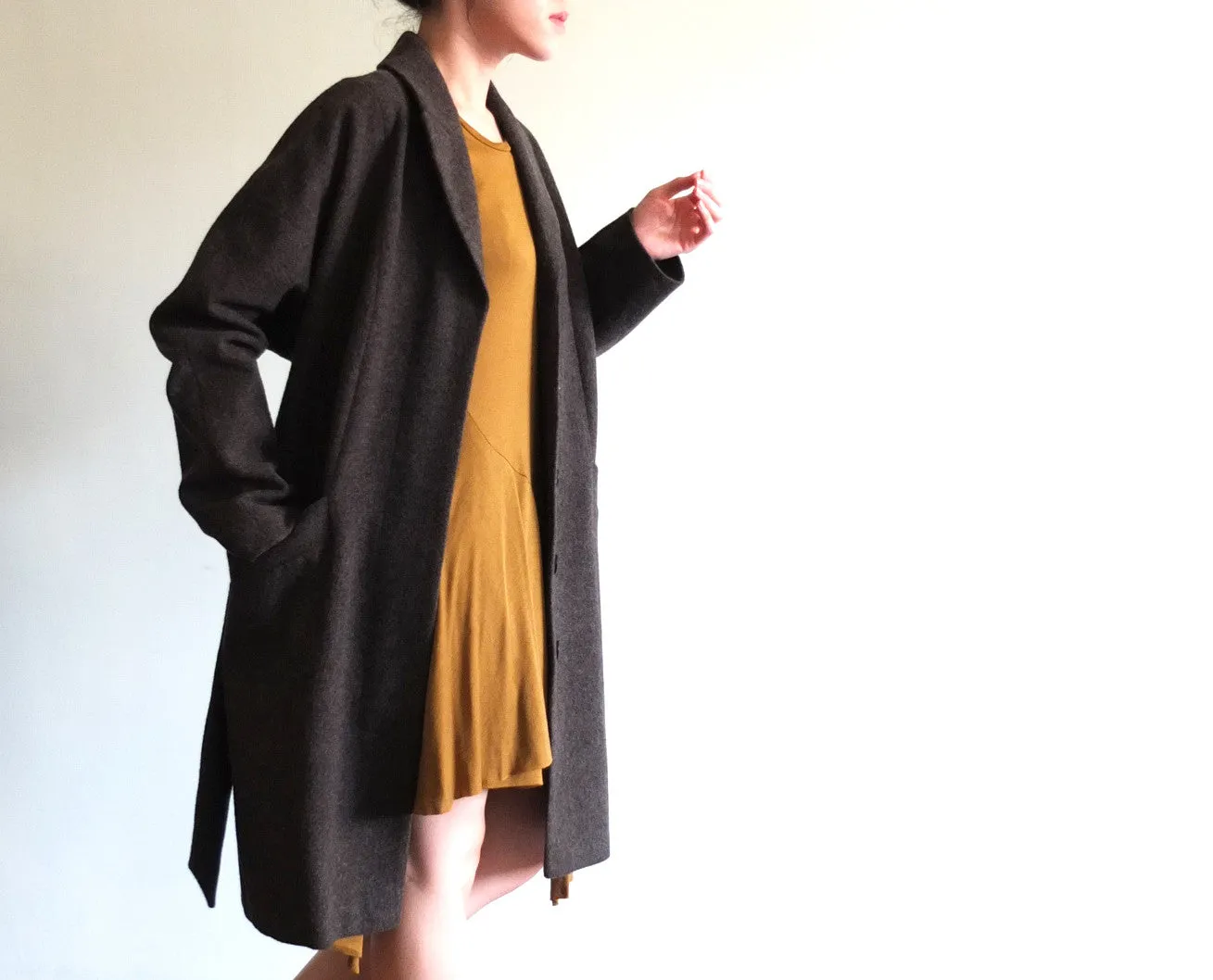 Chevron coat-sold out