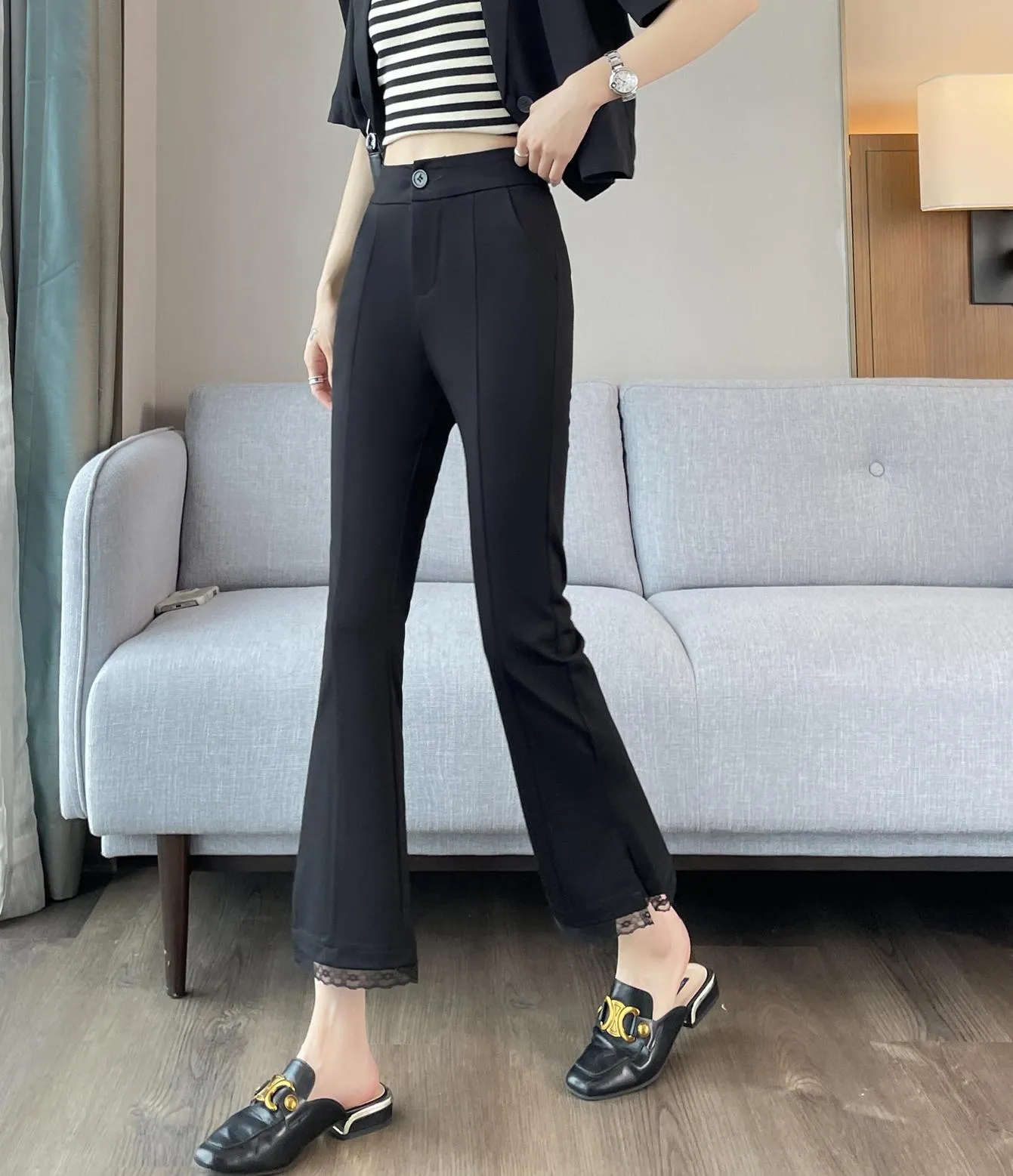 Chic Ankle Cut Trousers for a Sophisticated Look