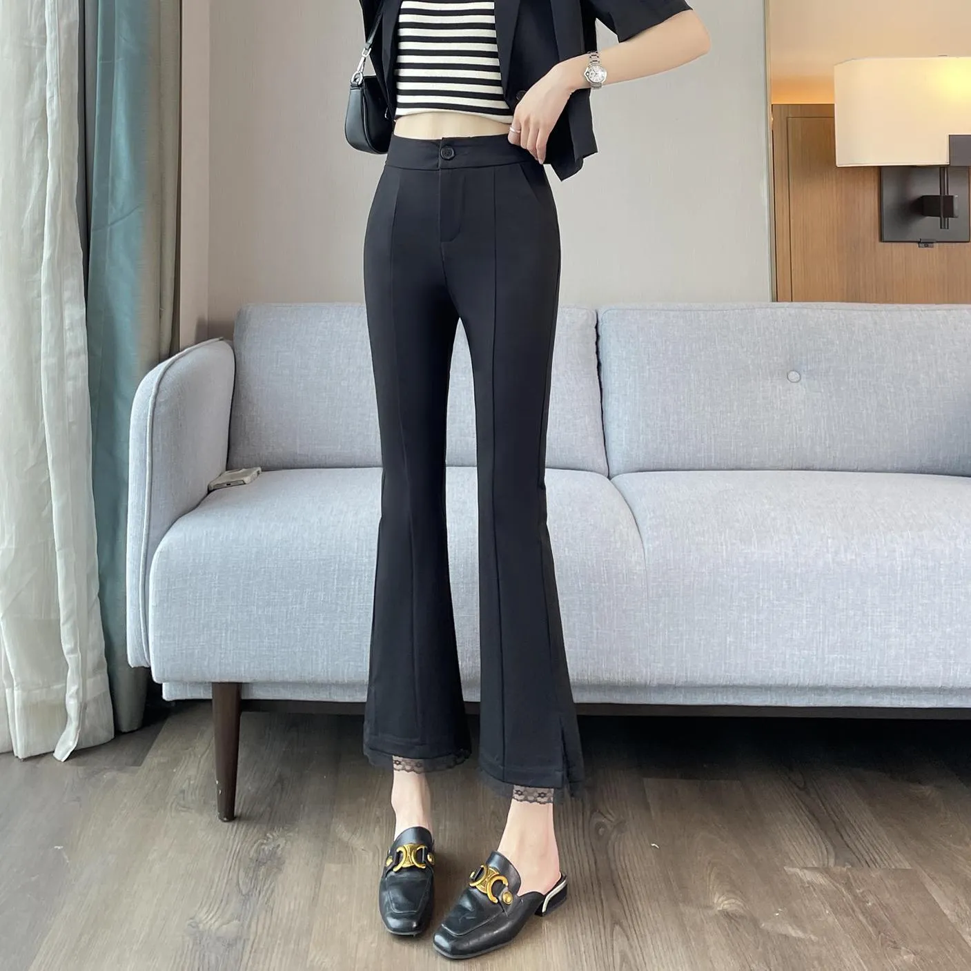 Chic Ankle Cut Trousers for a Sophisticated Look