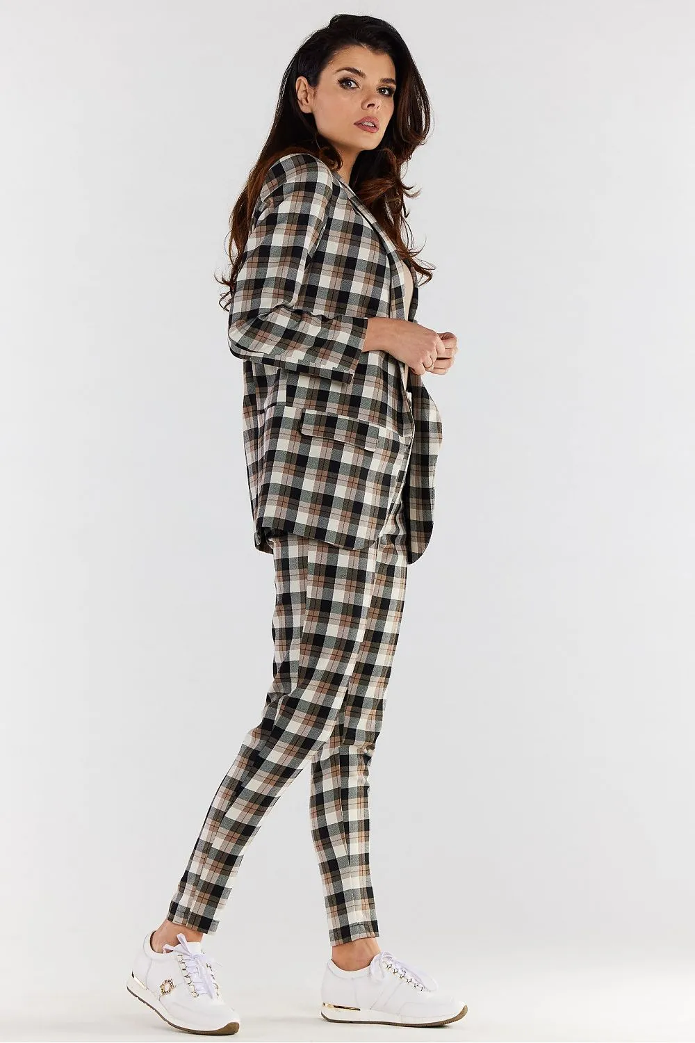 Chic Check Tailored Jacket