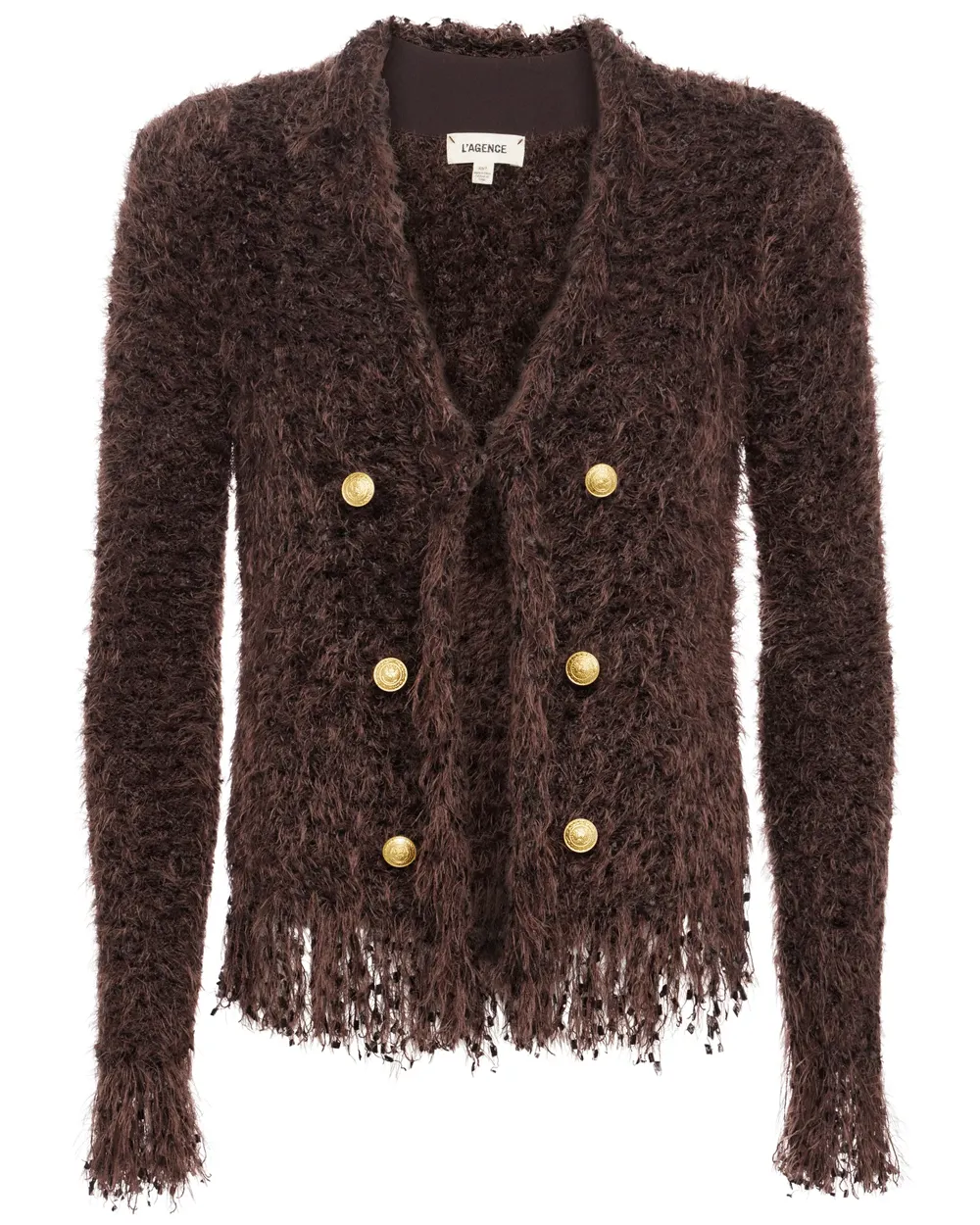 Chocolate Ganache Azure Cardigan Blazer