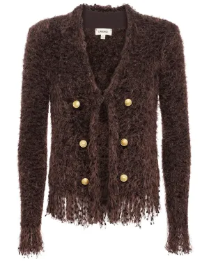 Chocolate Ganache Azure Cardigan Blazer