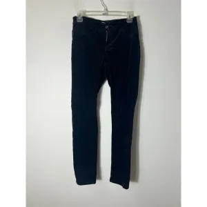 Christopher Blue Black Corduroy Straight Leg Pants Sz 6