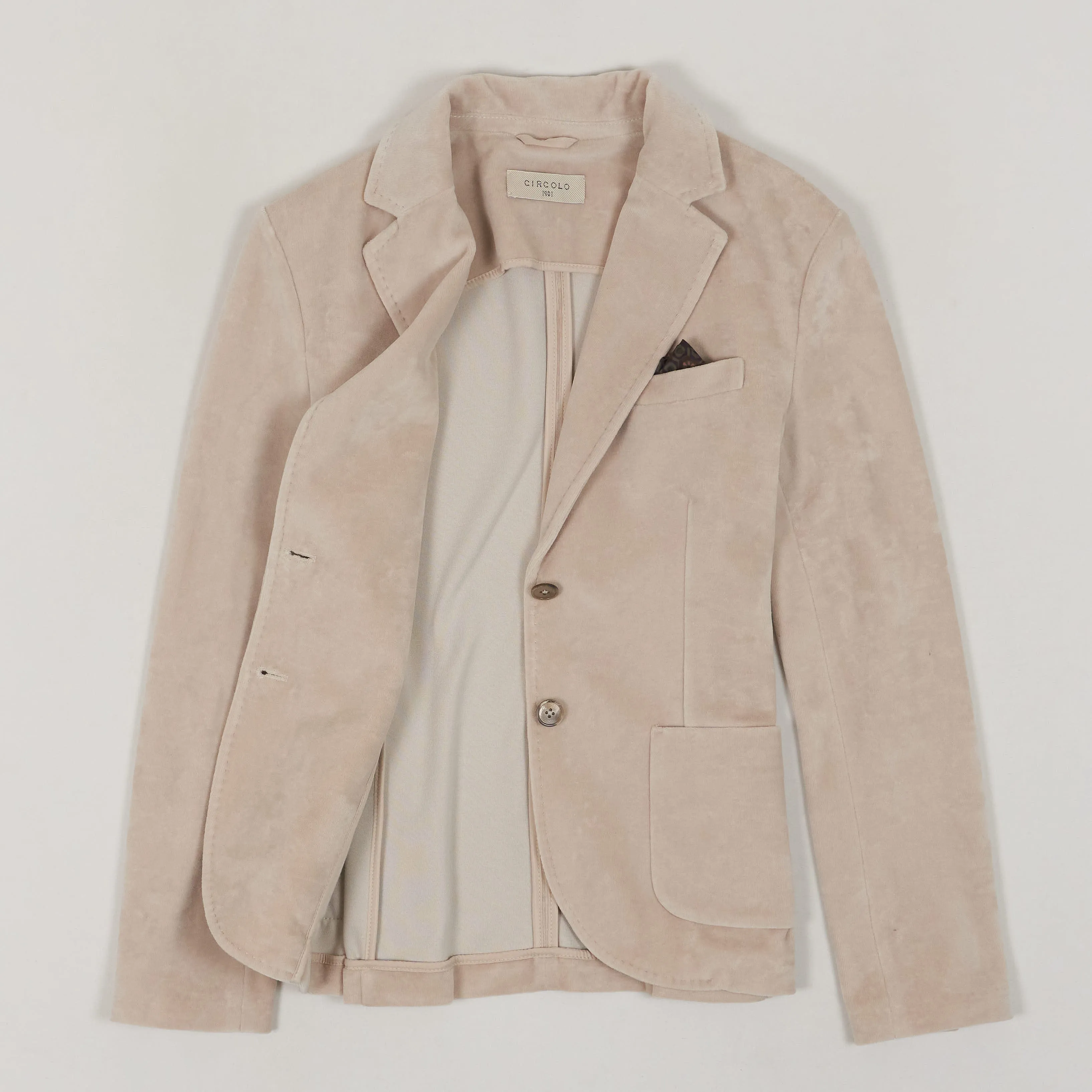 Circolo 1901 Ladies Velour Velvet Blazer