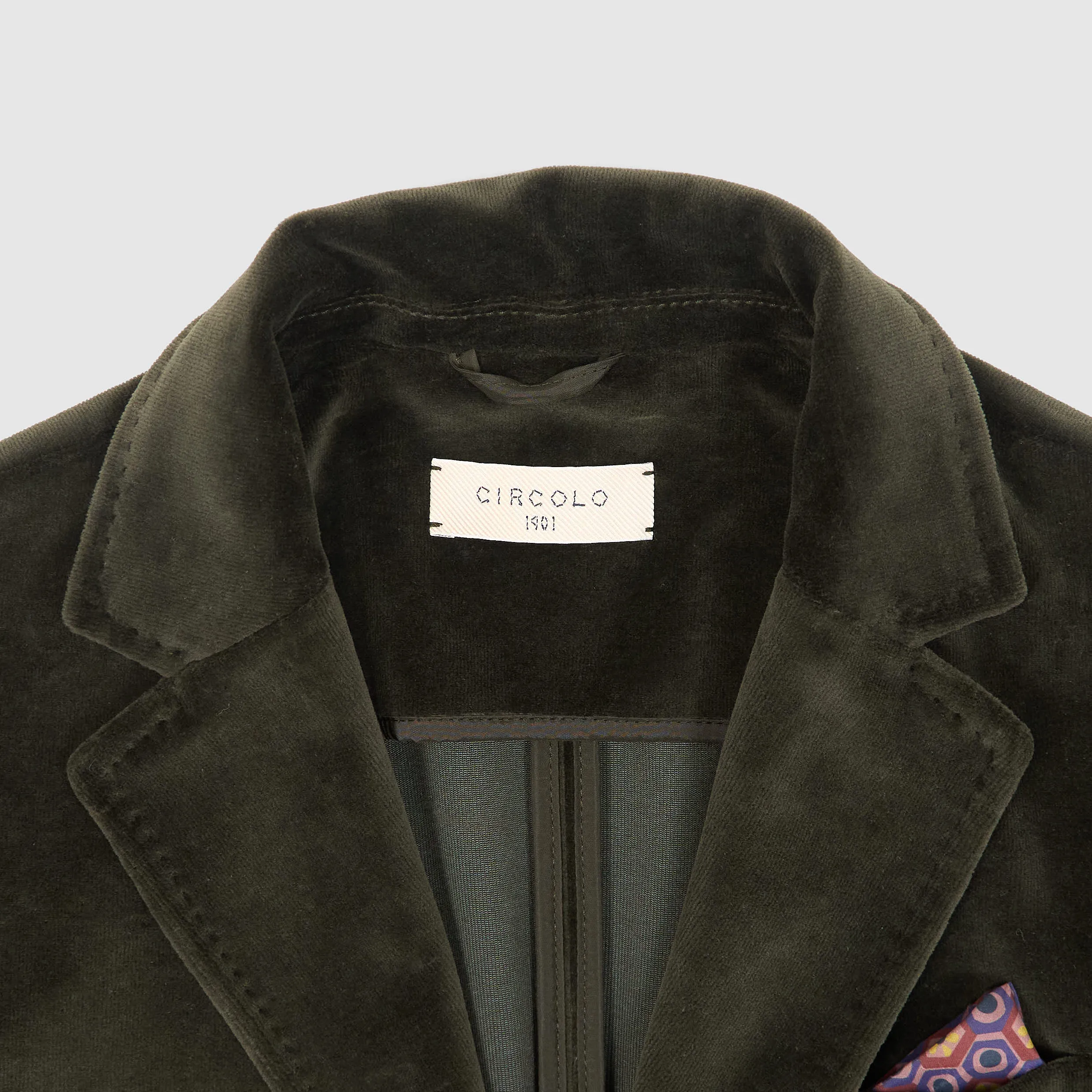 Circolo 1901 Ladies Velour Velvet Blazer