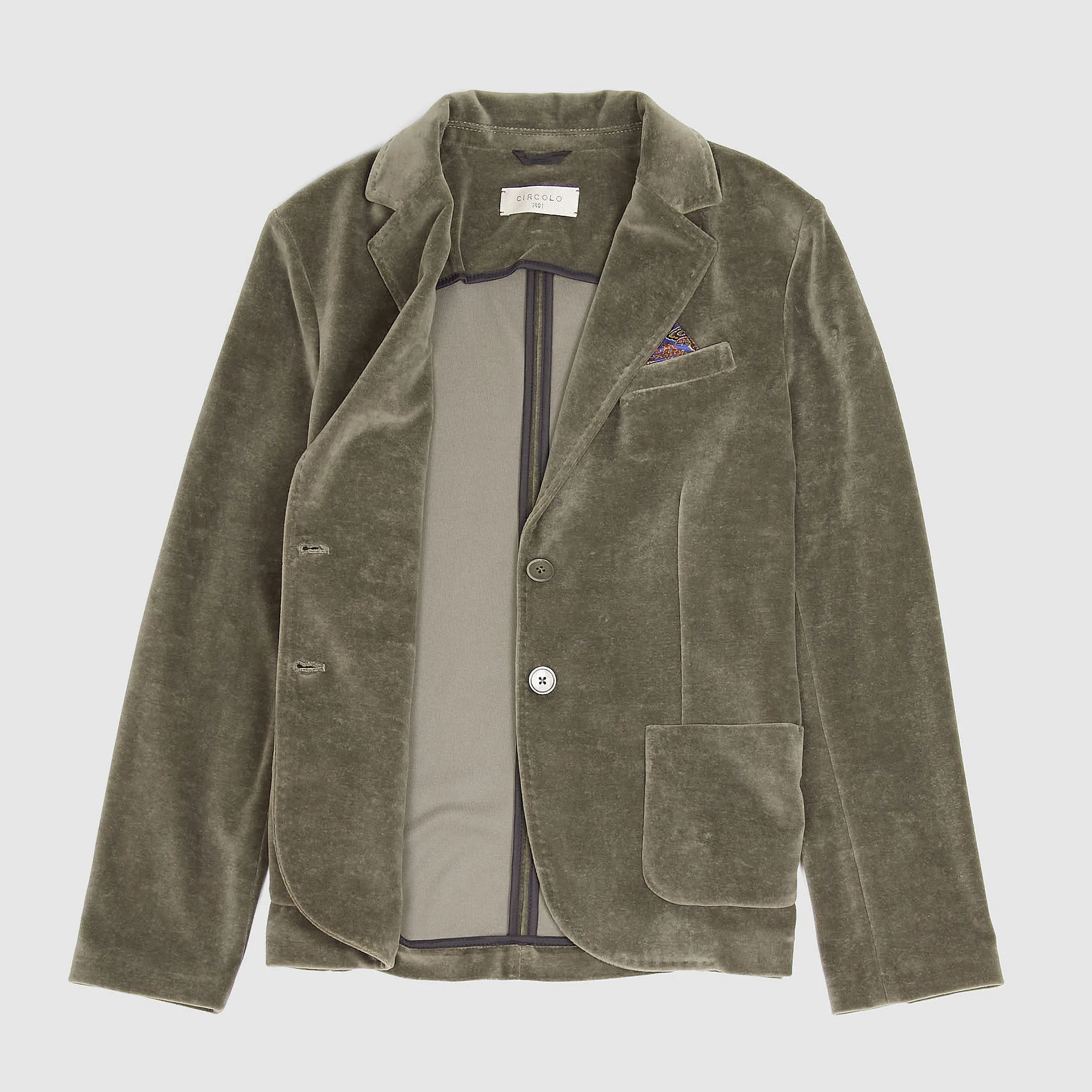Circolo 1901 Ladies Velour Velvet Blazer