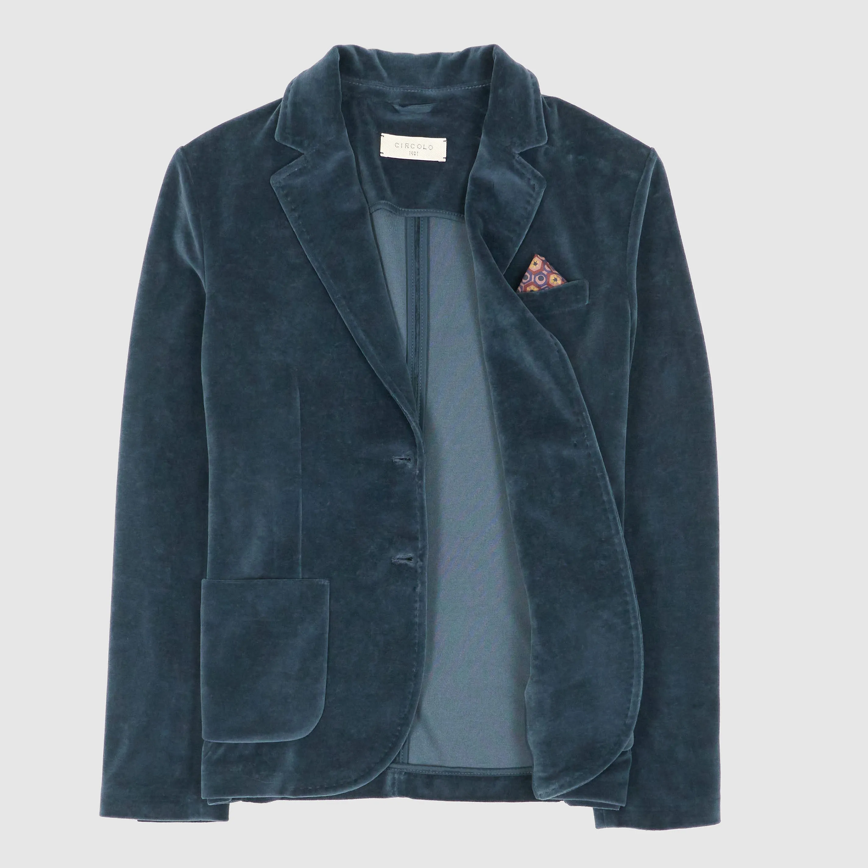 Circolo 1901 Ladies Velour Velvet Blazer