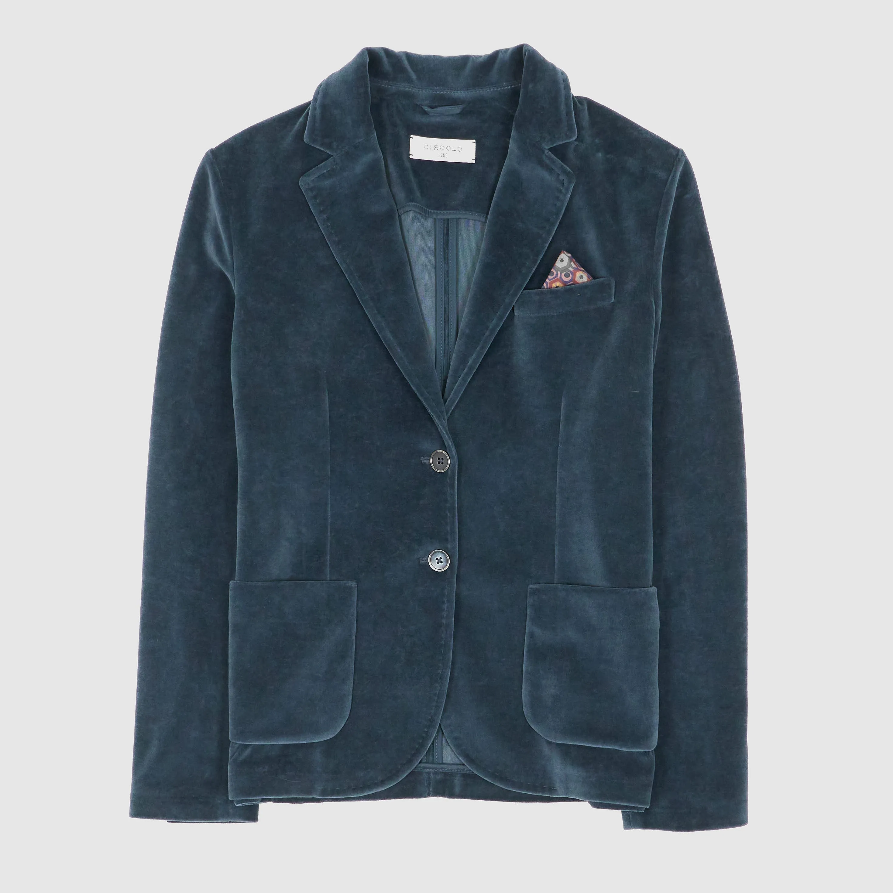 Circolo 1901 Ladies Velour Velvet Blazer