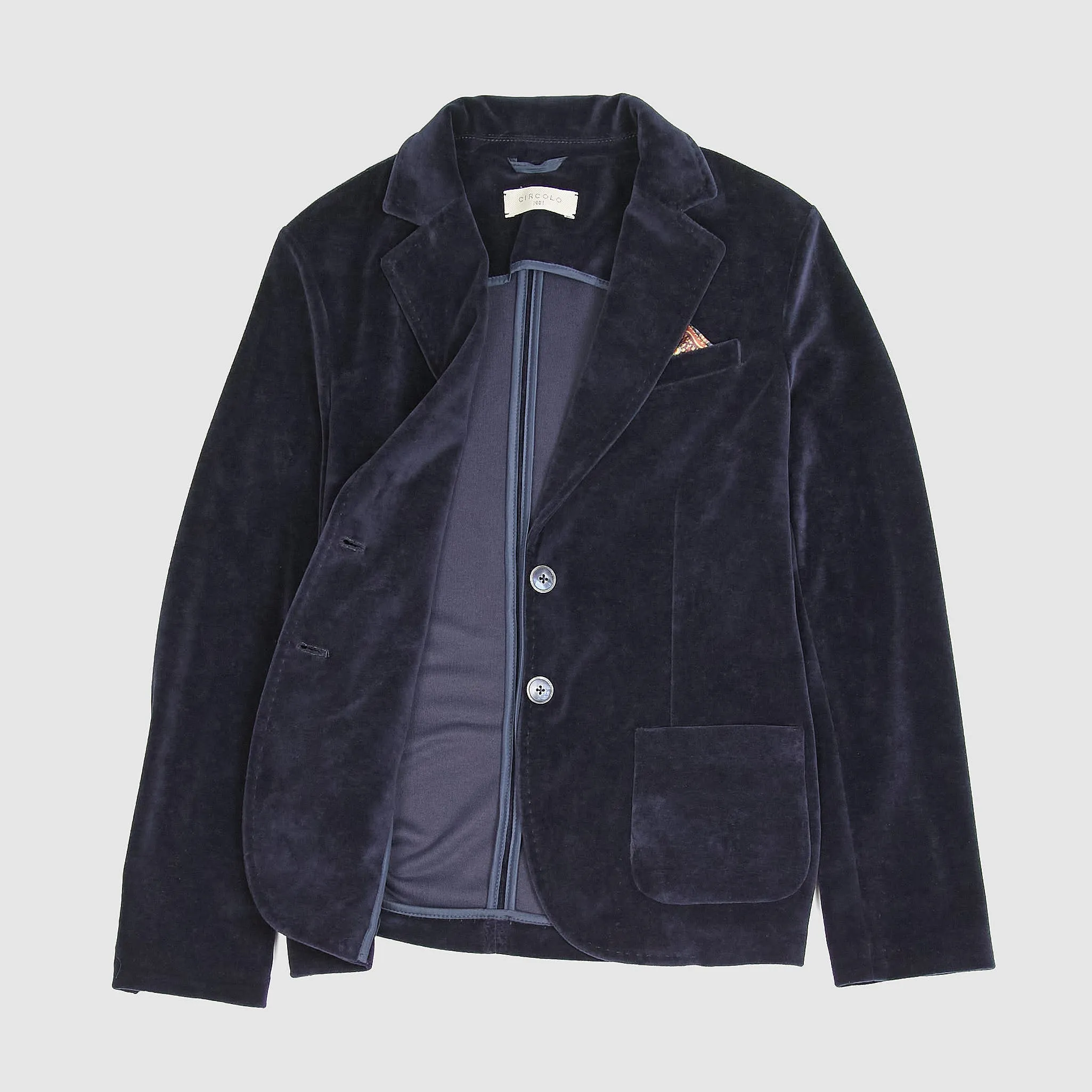 Circolo 1901 Ladies Velour Velvet Blazer