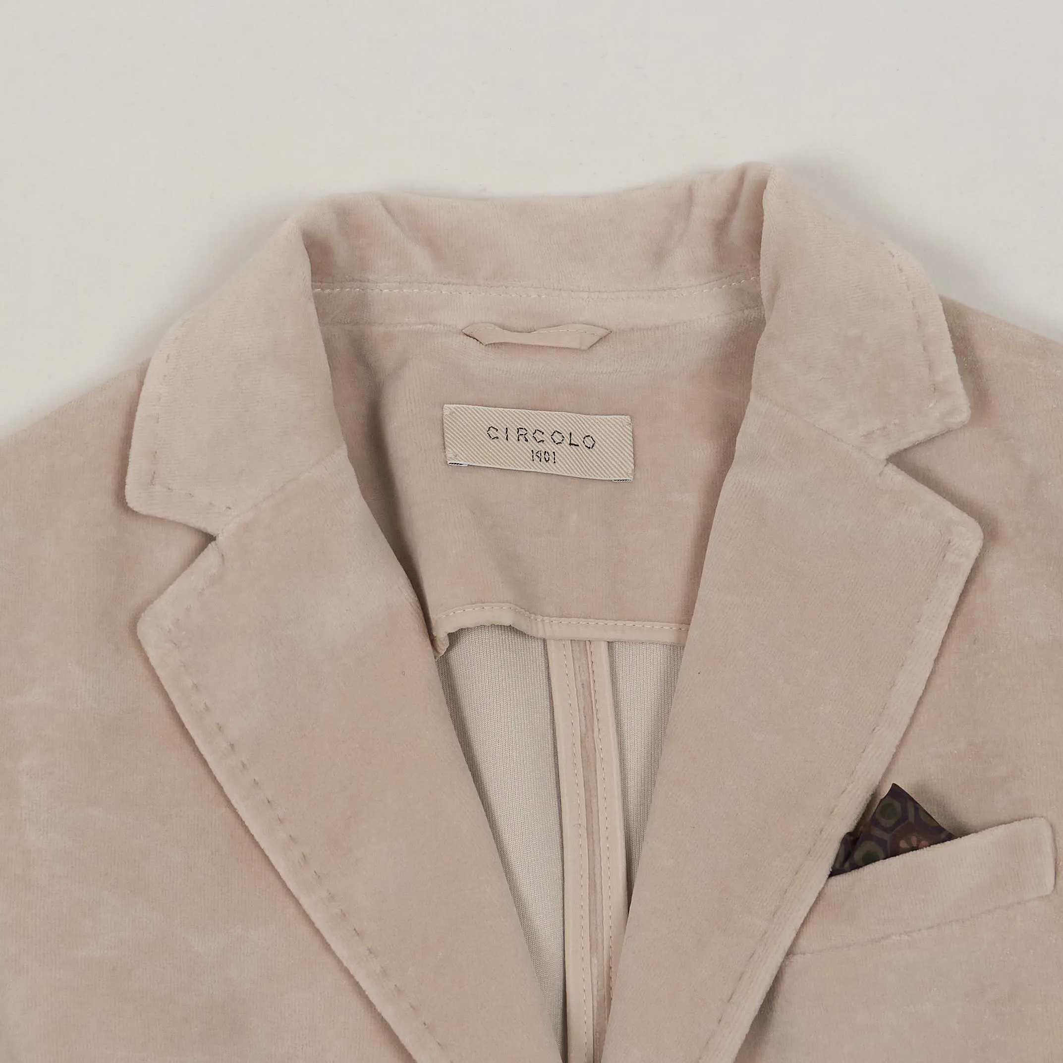 Circolo 1901 Ladies Velour Velvet Blazer