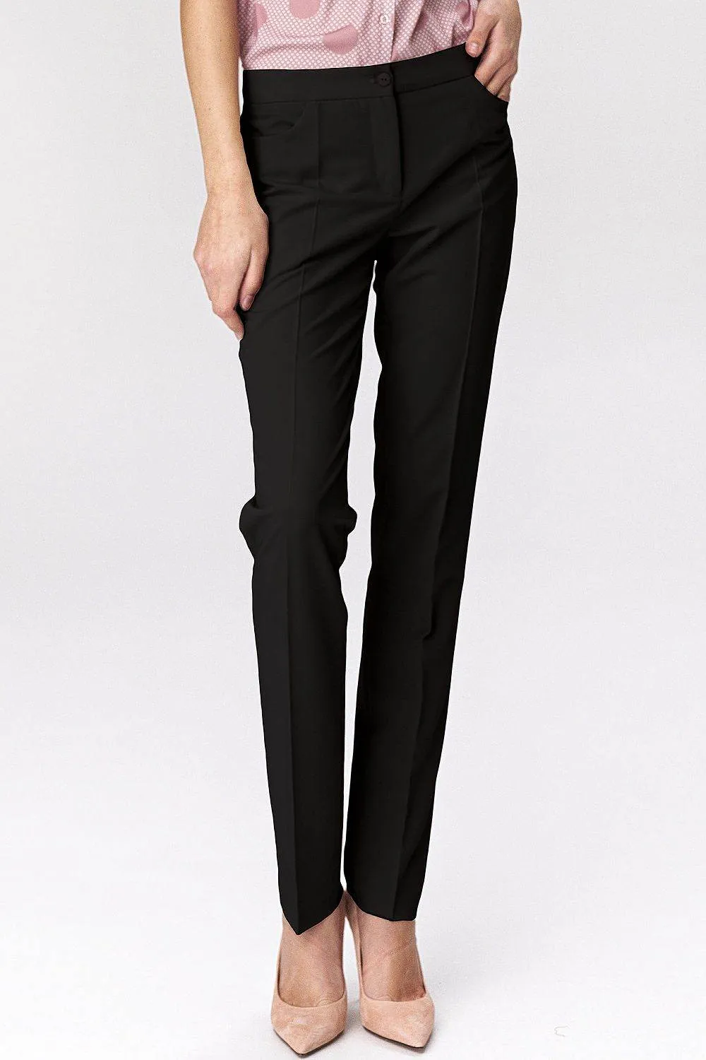 Classic Black Tailored Trousers