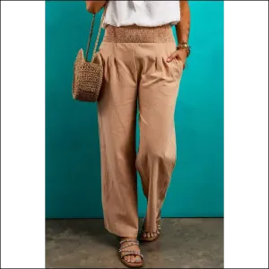 Clay Smocked Pants: Comfy  & Stylish (needful Things) 🍑