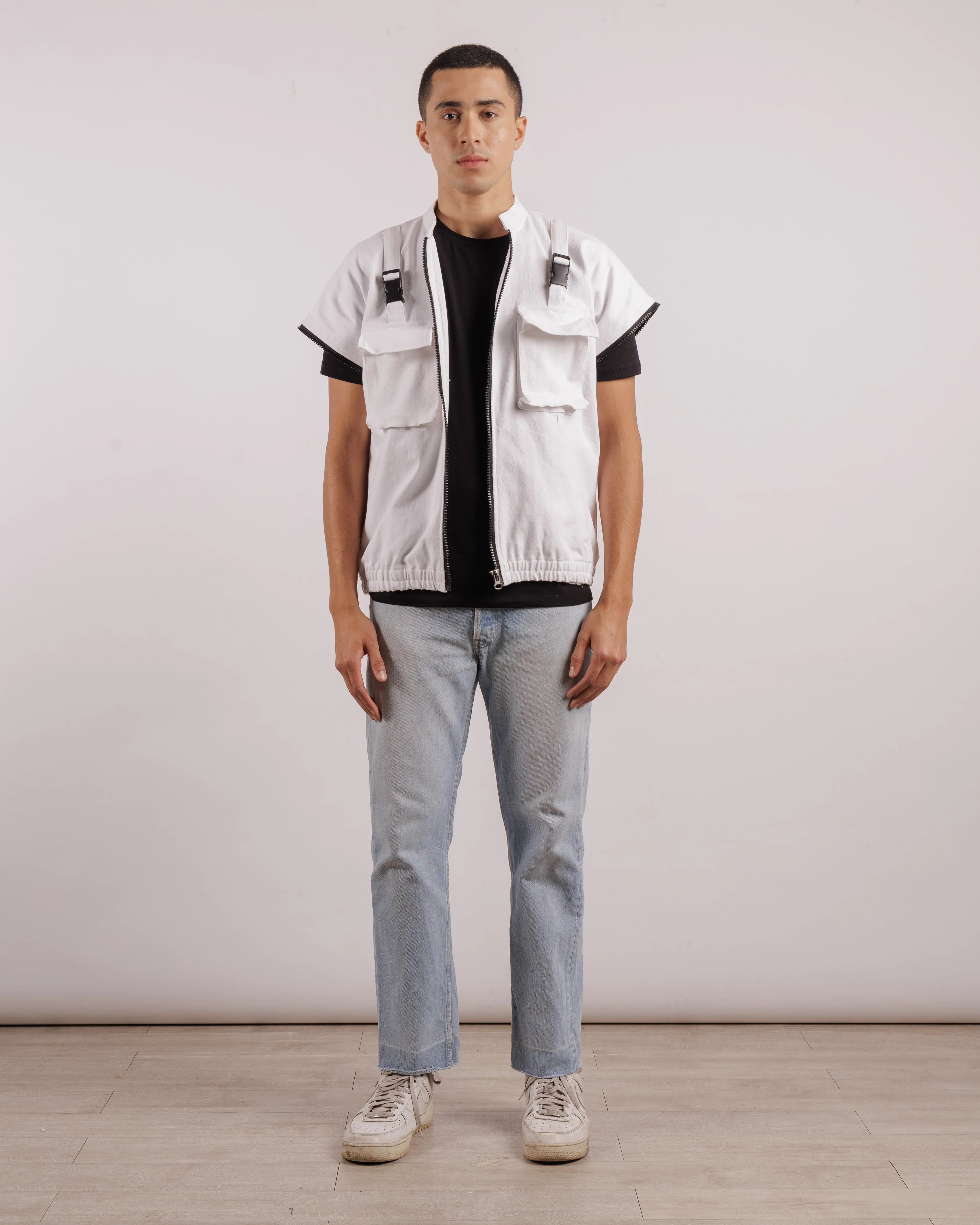 Convertible Jacket in Denim - Unisex