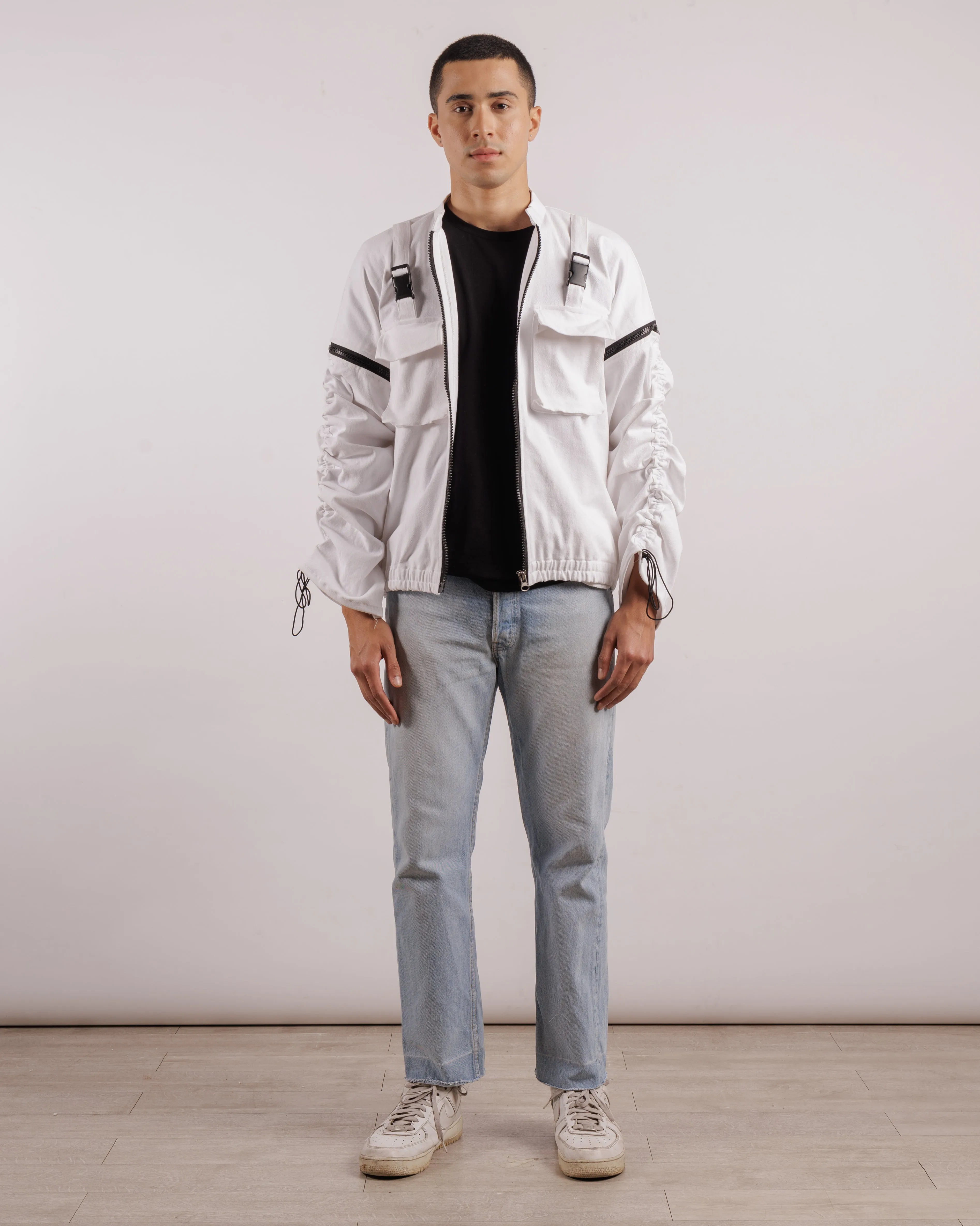 Convertible Jacket in Denim - Unisex