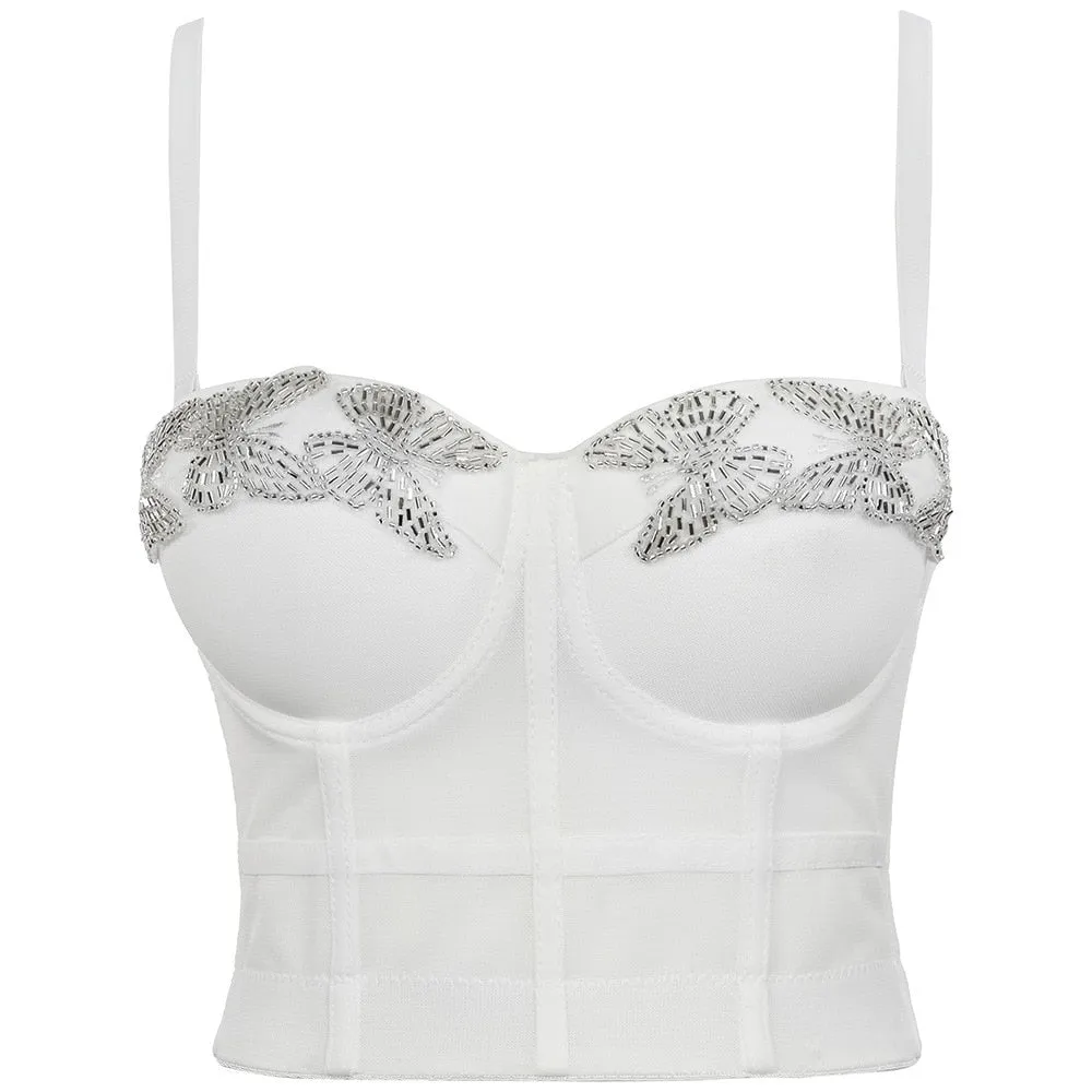 Corset Basics Tank Top Push Up Corset Crop Top 