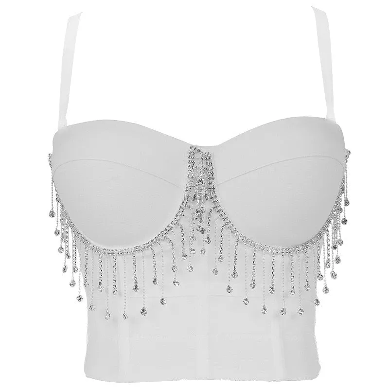 Corset Basics Tank Top Push Up Corset Crop Top 
