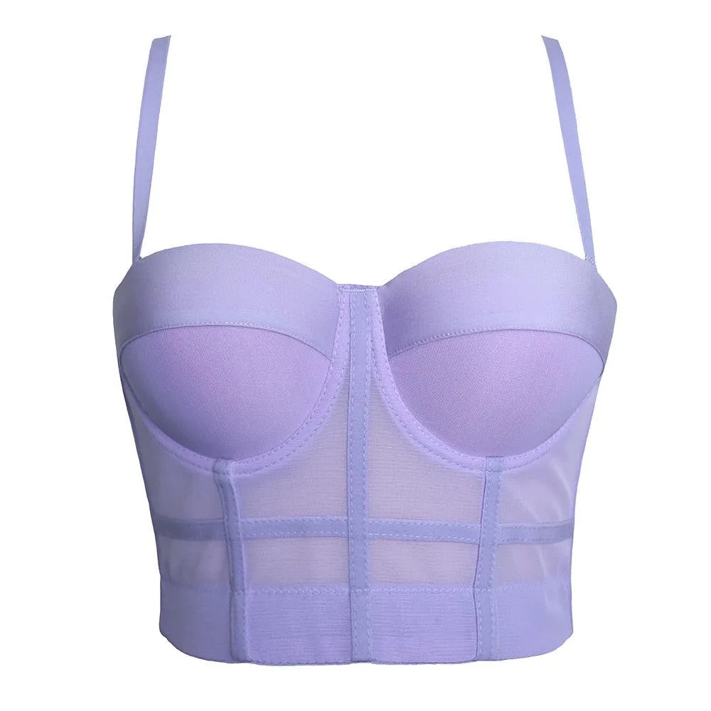Corset Basics Tank Top Push Up Corset Crop Top 