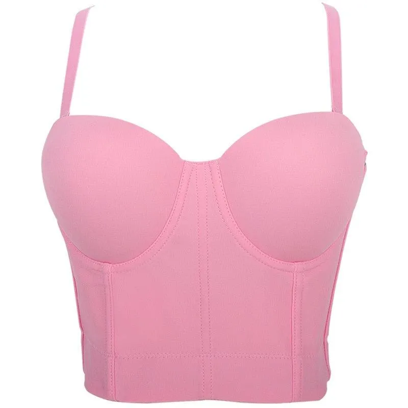 Corset Basics Tank Top Push Up Corset Crop Top 
