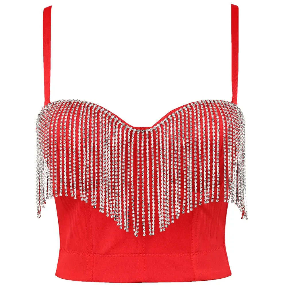 Corset Basics Tank Top Push Up Corset Crop Top 