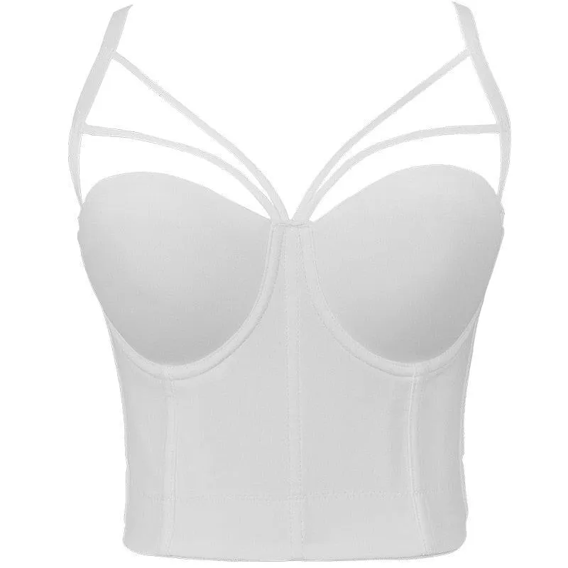 Corset Basics Tank Top Push Up Corset Crop Top 