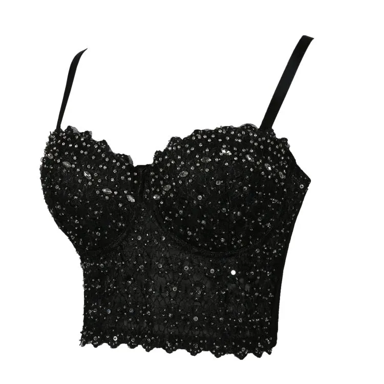 Corset Basics Tank Top Push Up Corset Crop Top 