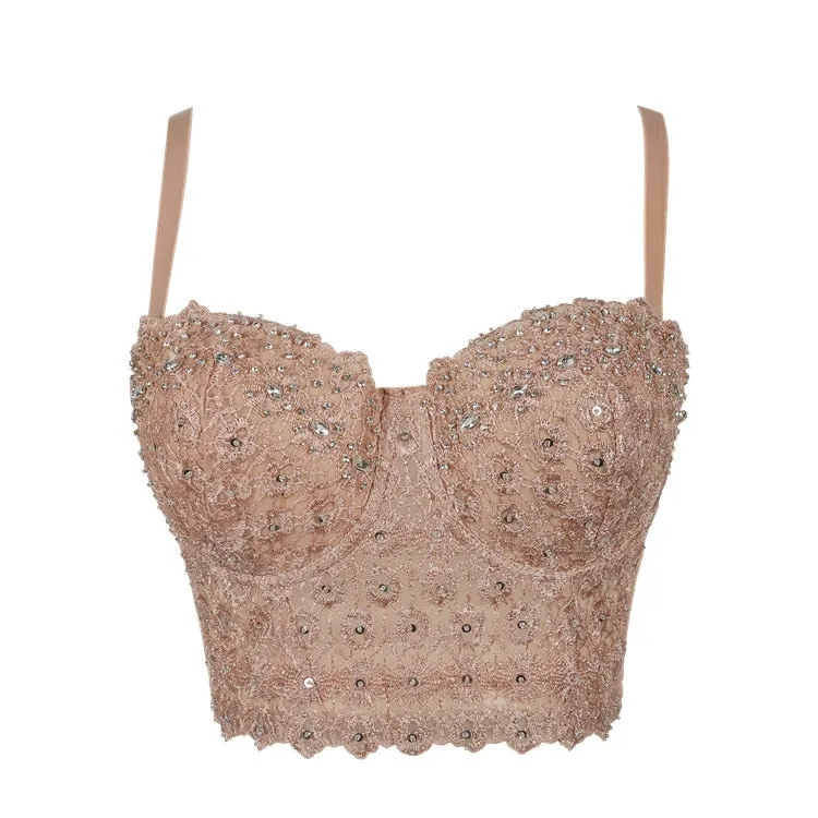Corset Basics Tank Top Push Up Corset Crop Top 
