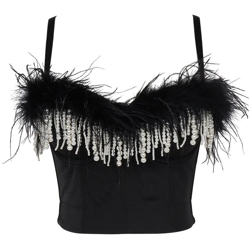Corset Basics Tank Top Push Up Corset Crop Top 