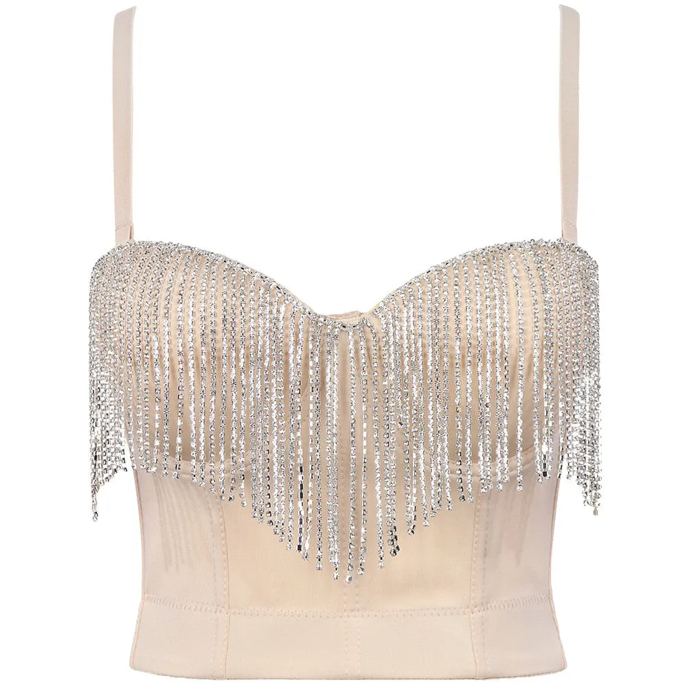 Corset Basics Tank Top Push Up Corset Crop Top 