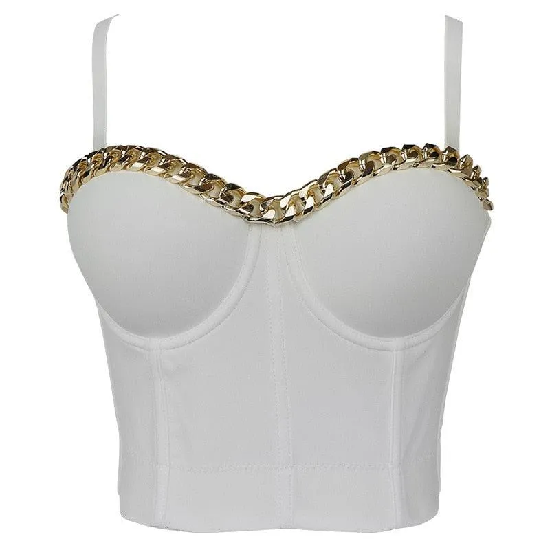 Corset Basics Tank Top Push Up Corset Crop Top 