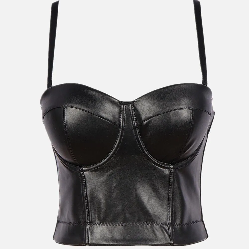 Corset Basics Tank Top Push Up Corset Crop Top 