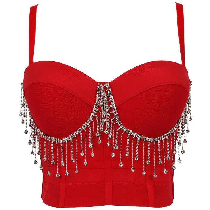 Corset Basics Tank Top Push Up Corset Crop Top 