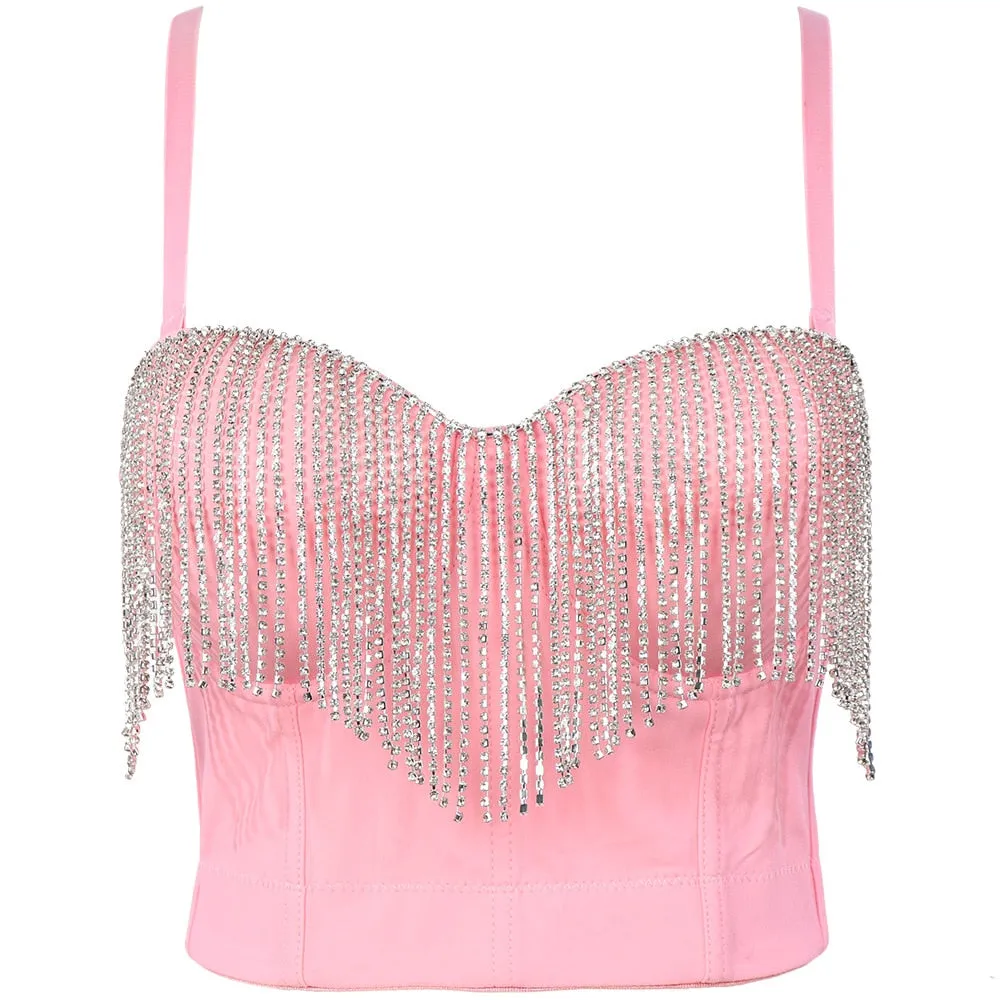 Corset Basics Tank Top Push Up Corset Crop Top 