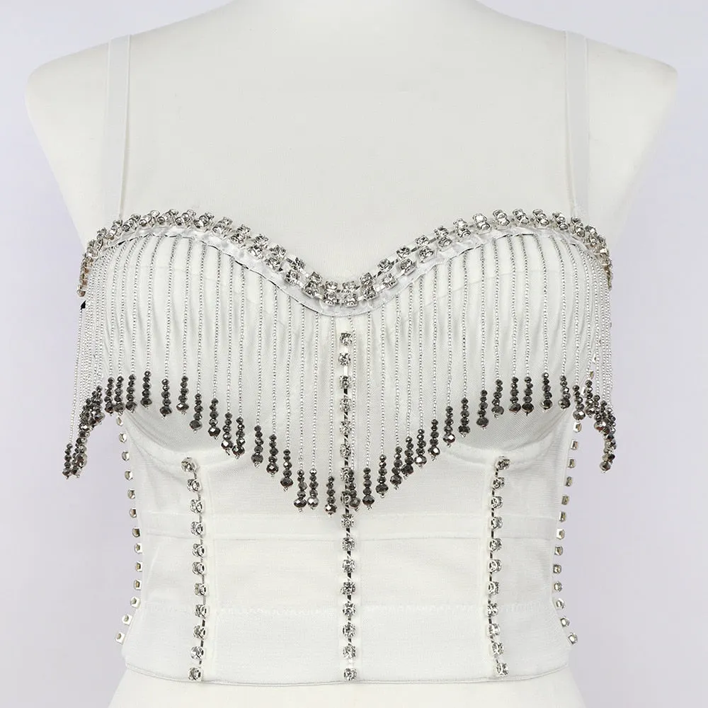 Corset Basics Tank Top Push Up Corset Crop Top 