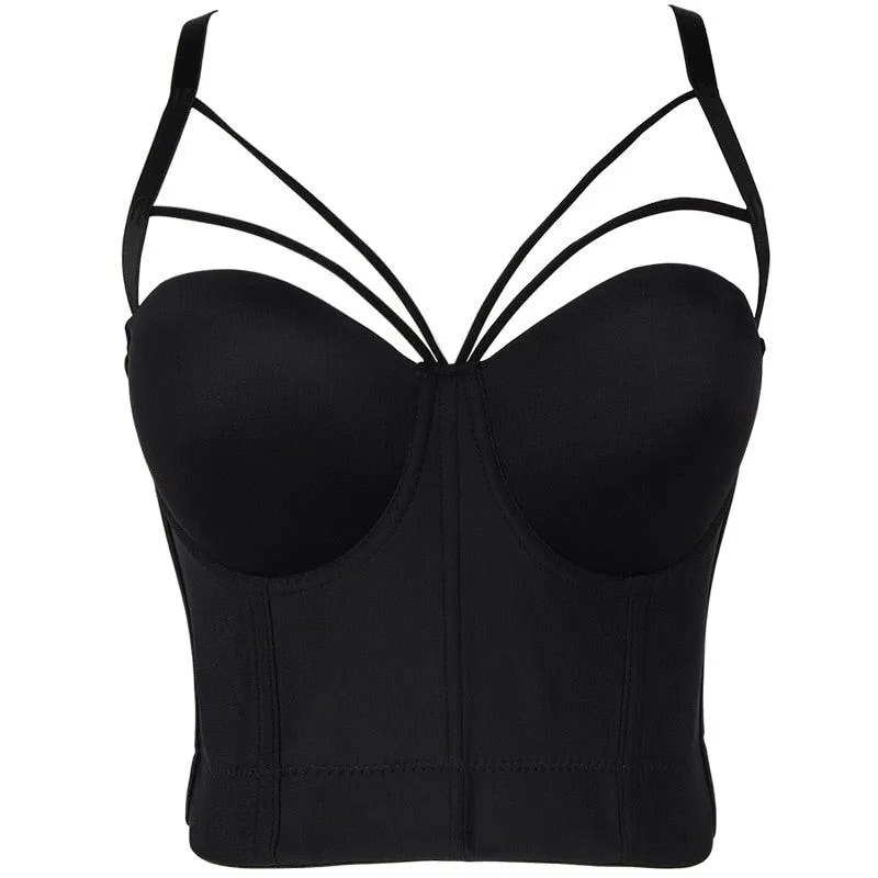 Corset Basics Tank Top Push Up Corset Crop Top 