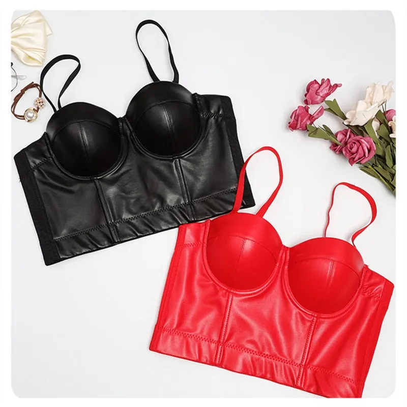 Corset Basics Tank Top Push Up Corset Crop Top 