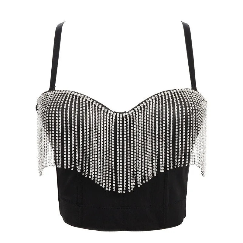 Corset Basics Tank Top Push Up Corset Crop Top 