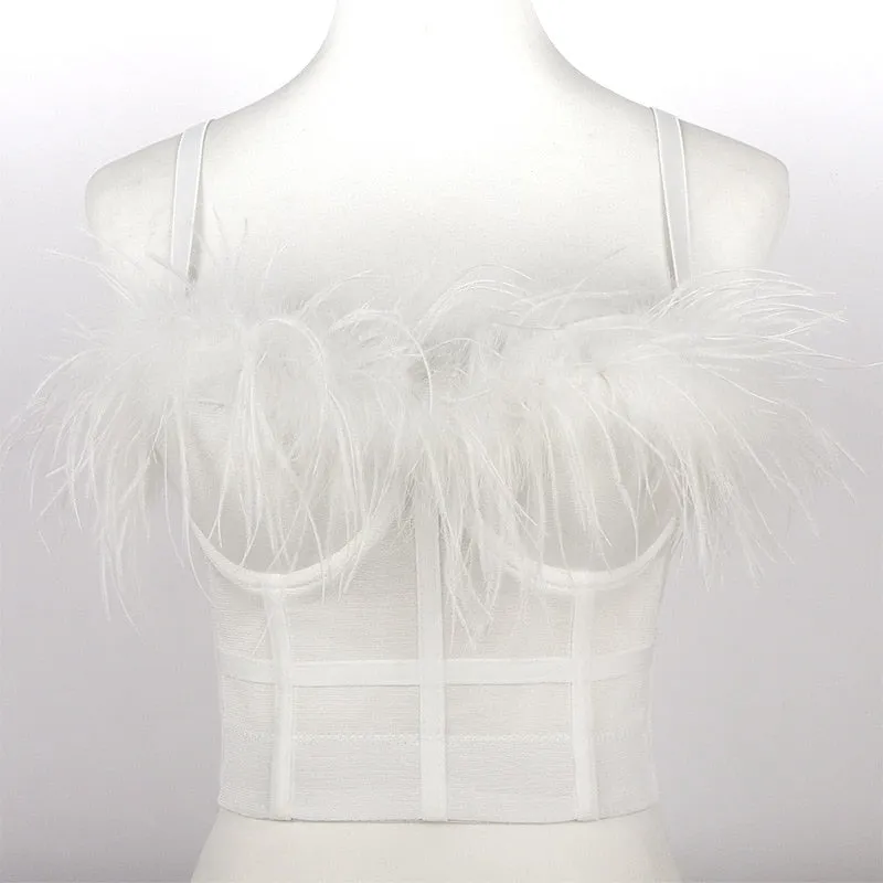 Corset Basics Tank Top Push Up Corset Crop Top 