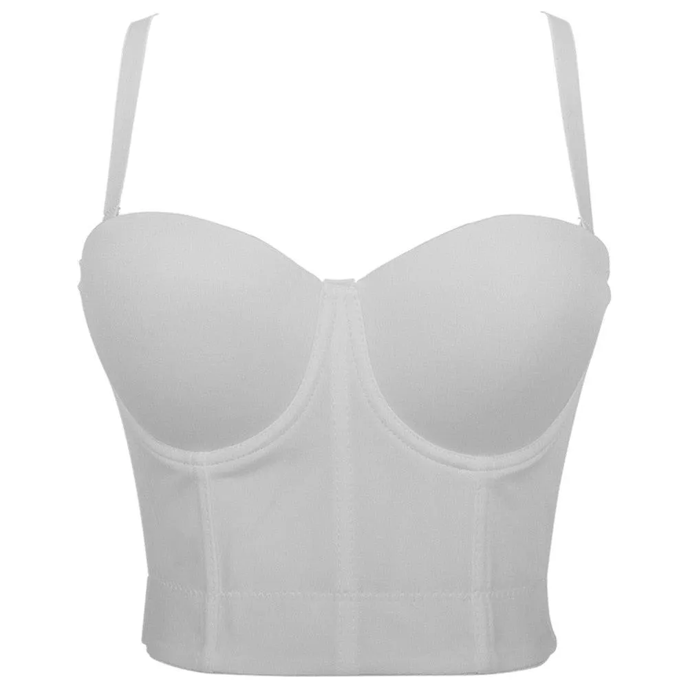 Corset Basics Tank Top Push Up Corset Crop Top 